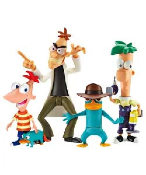 Phineas And Ferb Action Figures Scene Packs Afbeelding 1