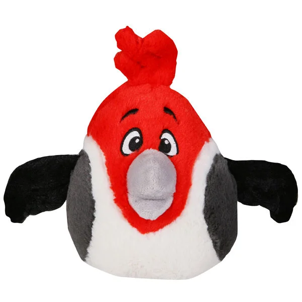 Angry Birds Rio 5 Inch Plush With Sound - Red Afbeelding 1
