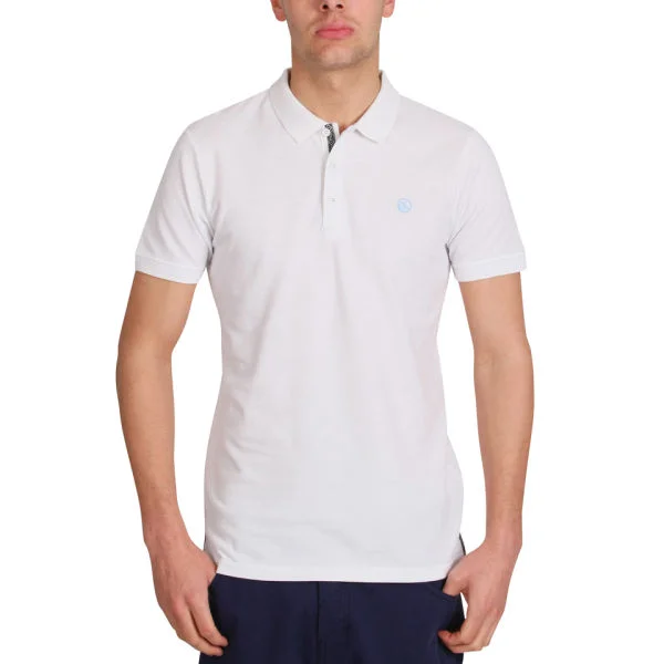 Mas-if Men's Utah Polo Shirt - White - S - Wit Afbeelding 1