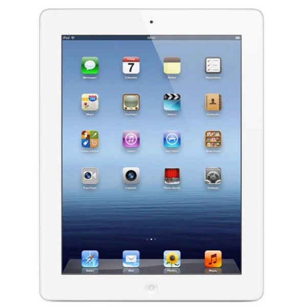 Apple New iPad 3rd Generation - 64GB Wi-Fi Tablet in White (MD330B/A) Afbeelding 1