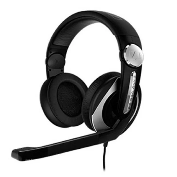 Sennheiser PC 330 Closed Over-Ear Gaming Headset with Noise Cancelling Mic - Black Afbeelding 1