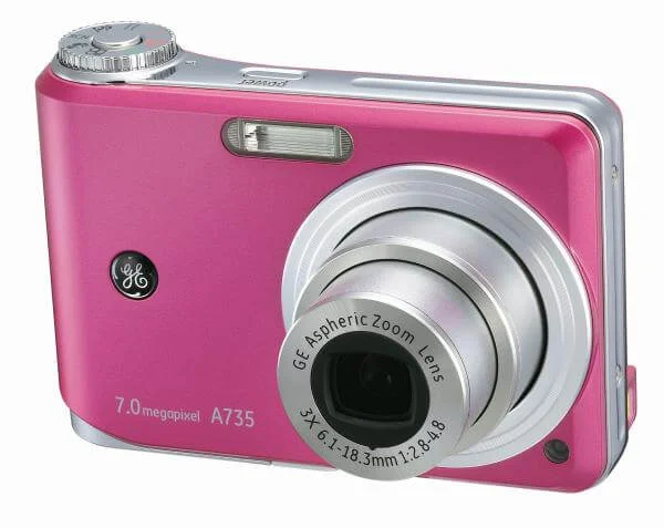 GE A735 Pink Digital 7.0 Megapixels Camera Afbeelding 1