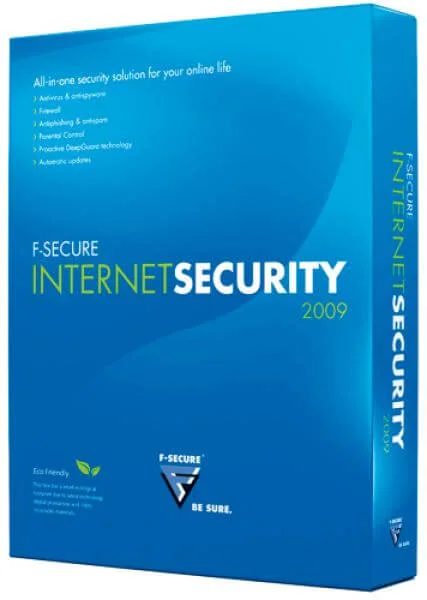 F-Secure Internet Security 2009 License 1 year Afbeelding 1