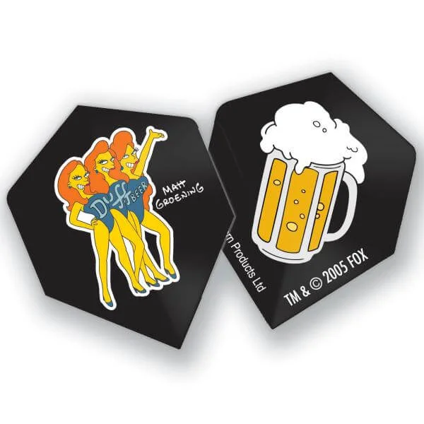 The Simpsons: Duff Beer Dart Flights Afbeelding 1