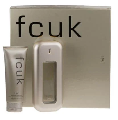 Fcuk - Her Gift Set (100Ml Eau De Toilette With Body Lotion) Afbeelding 1