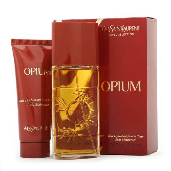 YSL - Opium EDT 50ml & Body Moisturizer 75ml & Travel Sector Afbeelding 1