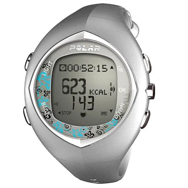 POLAR F7F SILVER Heart Rate Monitor For Fitness and Cross Training Afbeelding 1