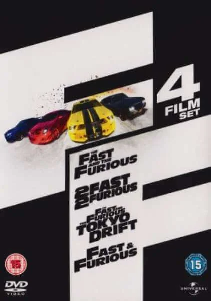 Fast & Furious 4 Disc Dvd Box Set Afbeelding 1