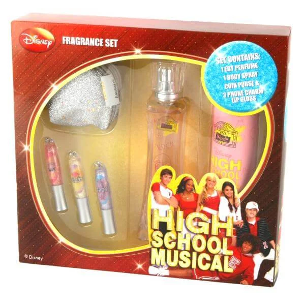 High School Musical Fragrance Gift Set (50ml Eau de Toilette with Body Spray, Lip Gloss and Purse) Afbeelding 1