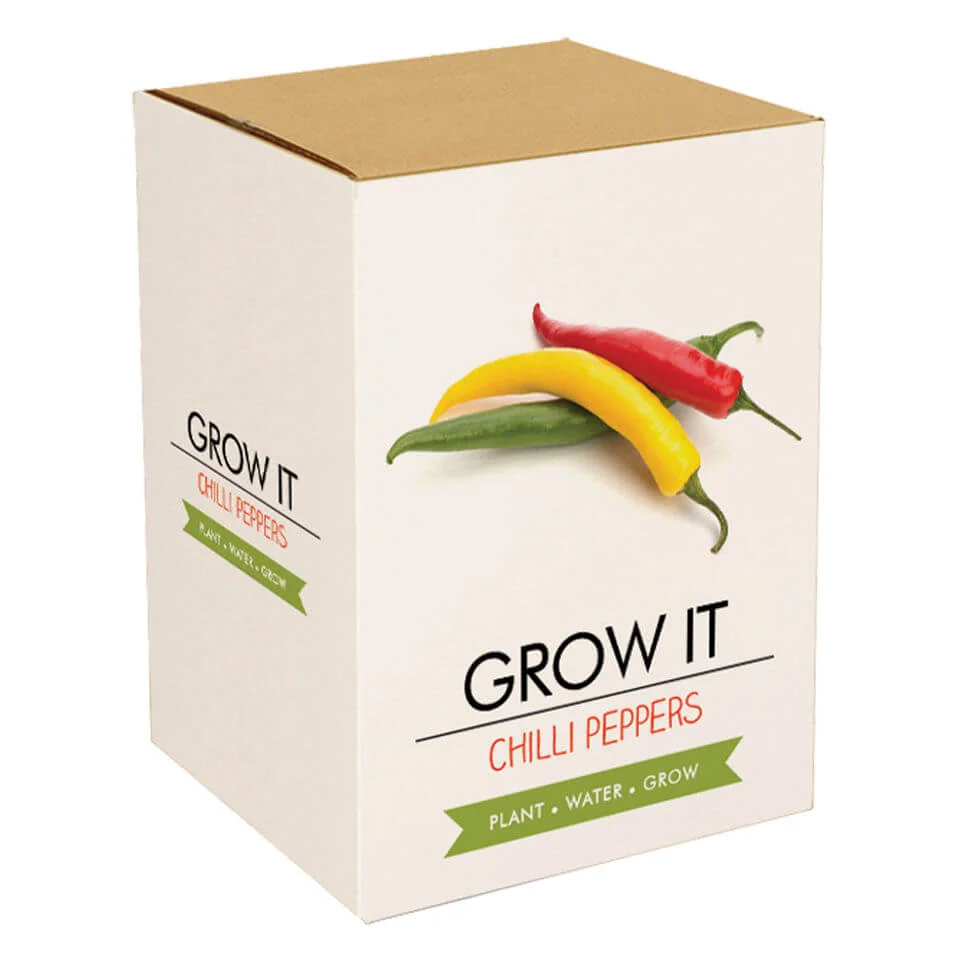 Kweek je eigen Chilliplant - Cadeauset Afbeelding 1
