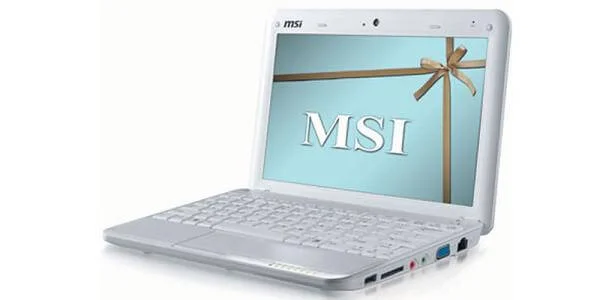 MSI Wind U100-249UK Webbook Laptop Afbeelding 1