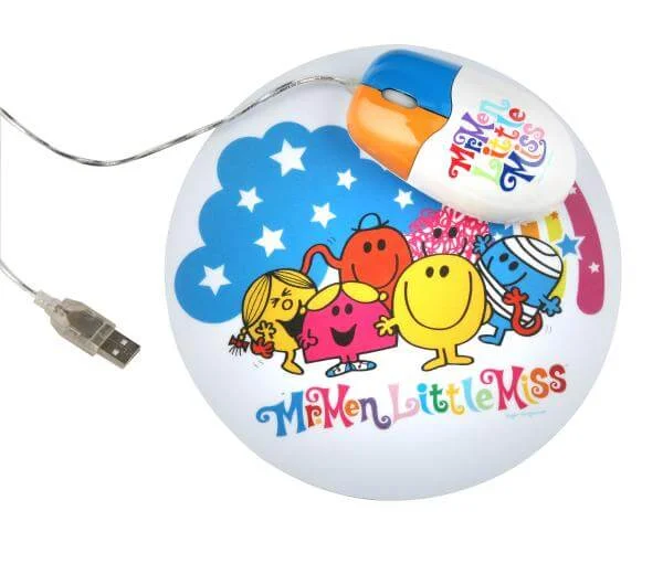 Mr Men & Little Miss Mouse & Mousemat Afbeelding 1
