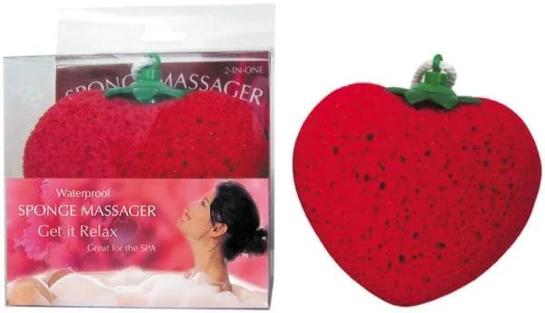Heart Shaped Massage Sponge - Fun Gift Afbeelding 1
