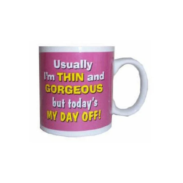 Novelty Thin and Gorgeous Mug - Great Gift Afbeelding 1