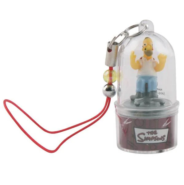 Homer Simpson Spinnerz LED Mobile Phone Charm Afbeelding 1