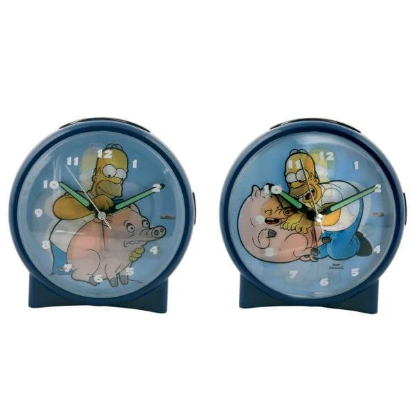 Homer & Spiderpig Lenticular Lens Alarm Afbeelding 1