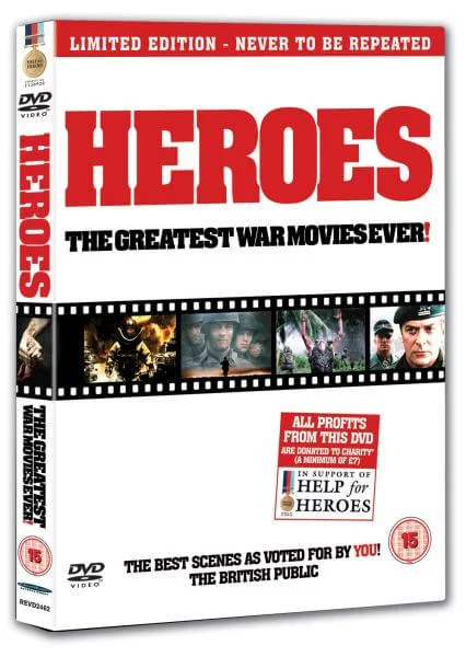 Heroes: The Greatest War Movies Ever! (Help for Heroes Charity DVD) Afbeelding 1