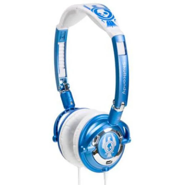 Skullcandy Lowrider 09 Headphones (Blue/White) Afbeelding 1