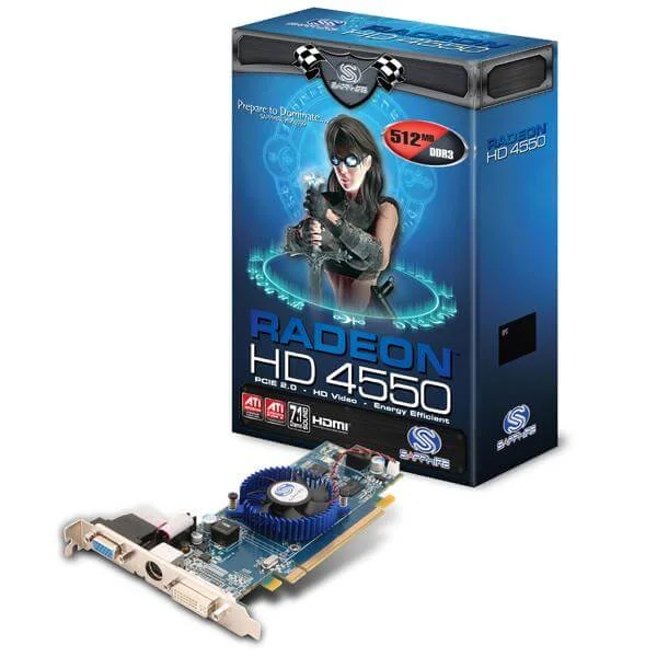 Sapphire HD 4550 512MB DDR3 W/LP Afbeelding 1