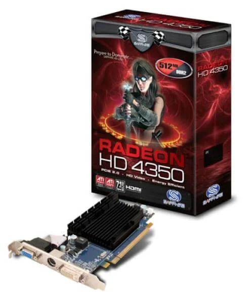 Sapphire HD 4350 512MB PCI-E 2.0 Afbeelding 1