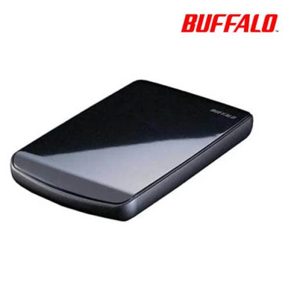 Buffalo Ministation Lite 500GB Portable USB 2.0 Hard Drive - Black Afbeelding 1