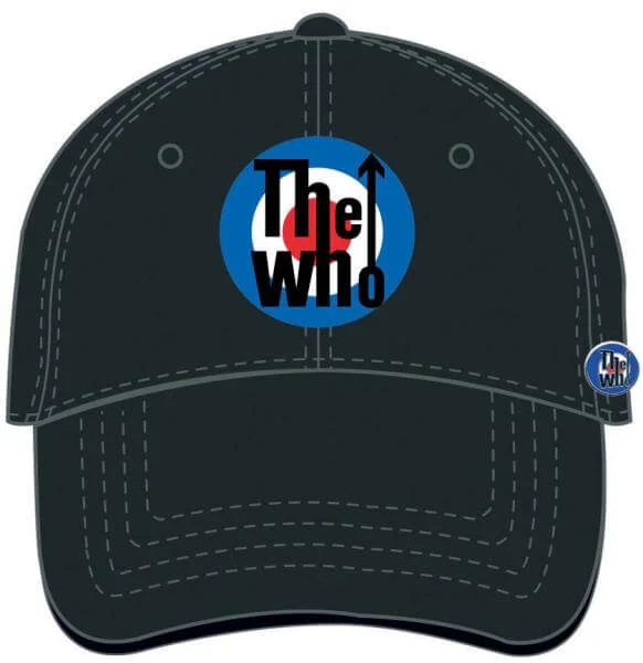 The Who Target And Leap Black Baseball Cap Afbeelding 1