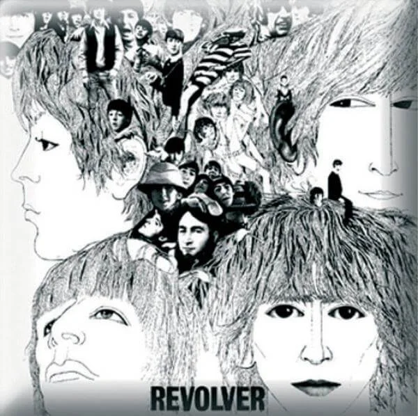 Beatles Revolver Album Pin Badge Afbeelding 1