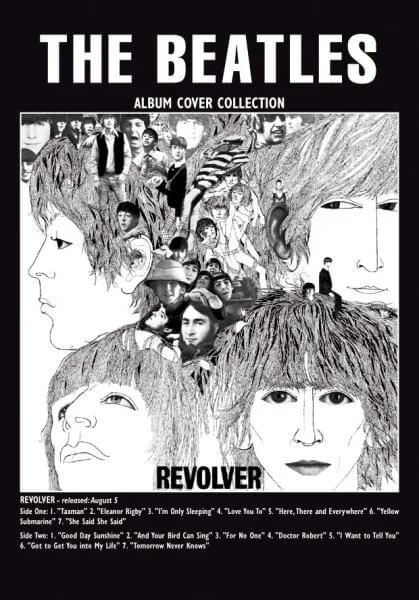 Revolver Album Greeting Card Afbeelding 1