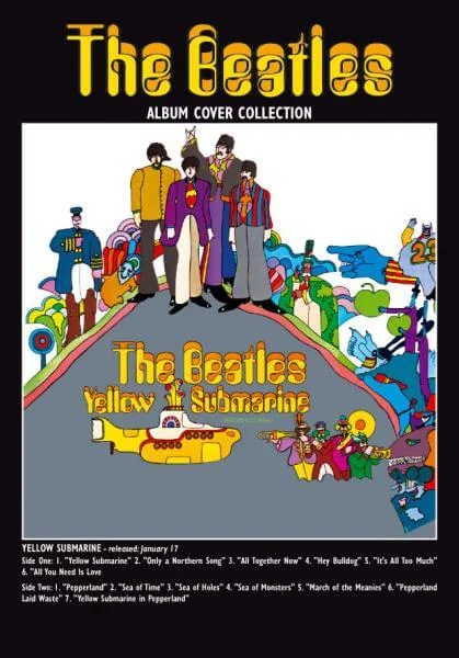 Yellow Submarine Album Greeting Card Afbeelding 1