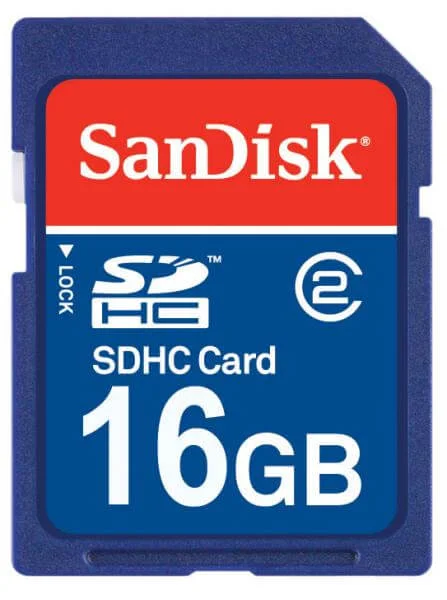 SanDisk SDHC 16GB Card Afbeelding 1