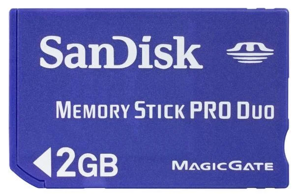 SanDisk Memory Stick PRO Duo 2GB Afbeelding 1
