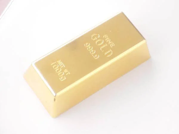 Gold Bullion Doorstop Afbeelding 1