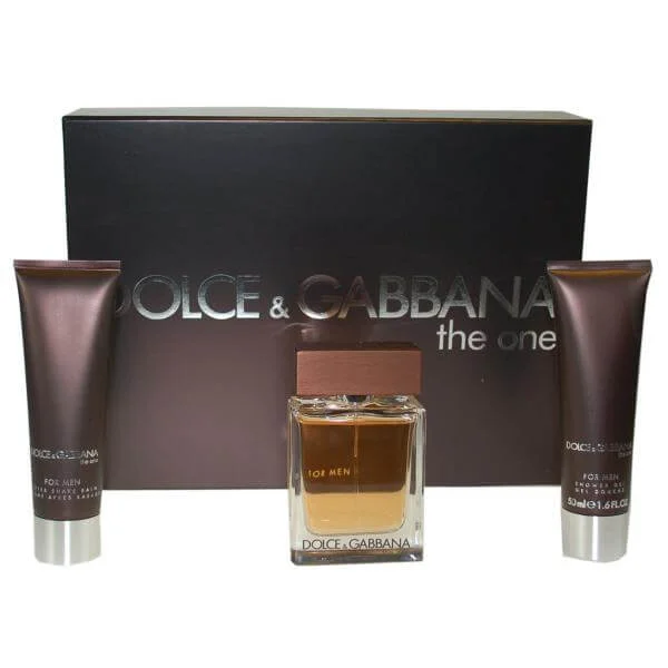 Dolce&Gabbana - The One for Men Gift Set (50ml Eau de Parfum with After Shave Balm and Shower Gel) Afbeelding 1