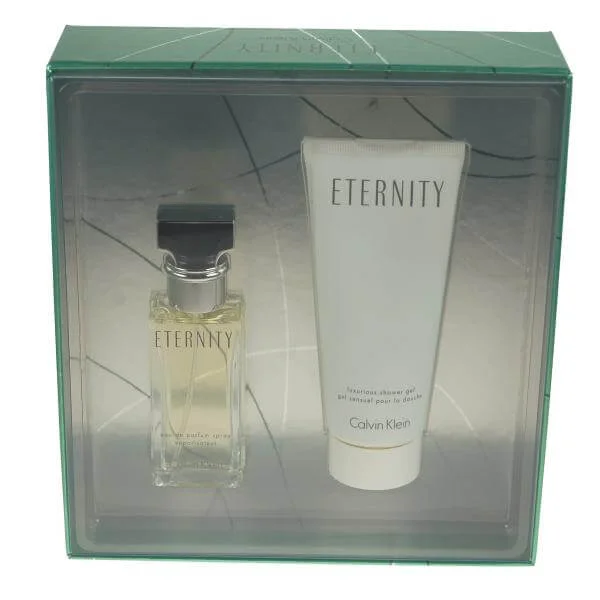 Calvin Klein Eternity for Women - 30ml Eau de Parfum Spray and 100ml Shower Gel Afbeelding 1