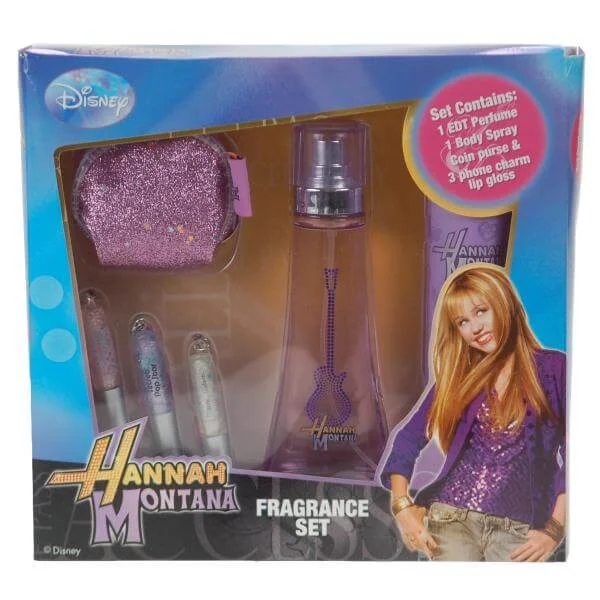 Hannah Montana Rock The Stage 50Ml Eau De Toilette Set 75Ml Body Spray 150Ml Shimmer Body Lotion Afbeelding 1