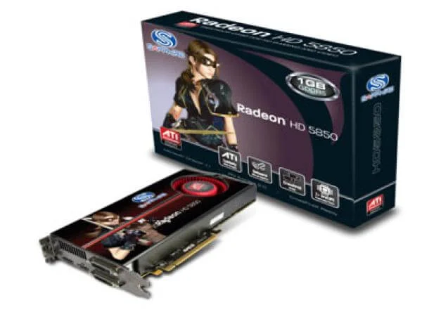 Sapphire HD5850 1GB DDR5 PCI Express 40NM Graphics Card Afbeelding 1