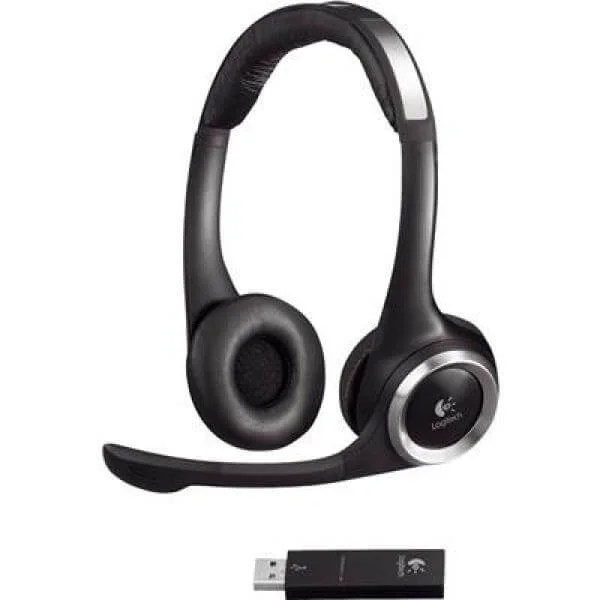 Logitech ClearChat PC Wireless Headphones with Mic (981-000104) Afbeelding 1