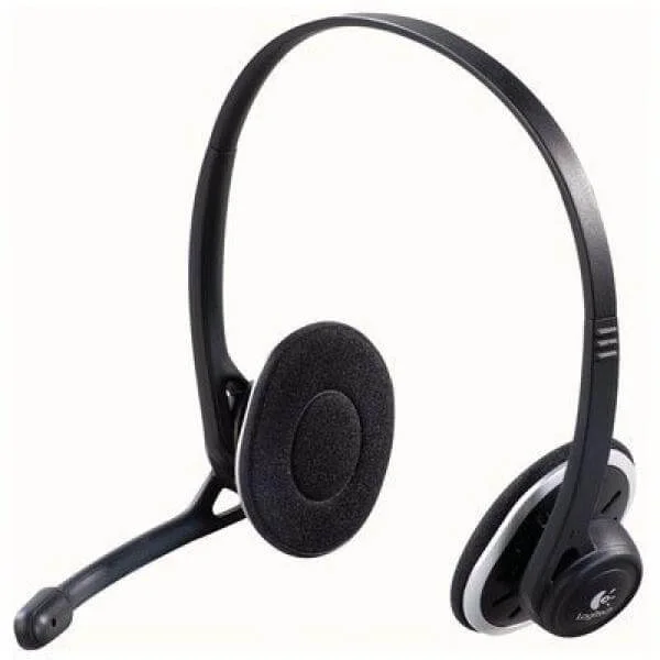 Logitech H330 USB Stereo Headset and Mic (981-000128) Afbeelding 1