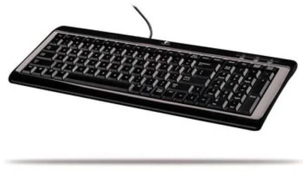 Logitech Ultra-Flat Keyboard PS/2 USB (967653-0120) Afbeelding 1