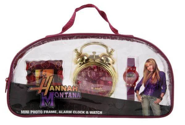Hannah Montana LCD Watch, Alarm And Photoframe Gift Set Afbeelding 1