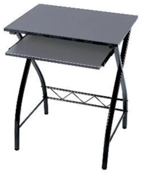 LEVV black MDF computer desk Afbeelding 1