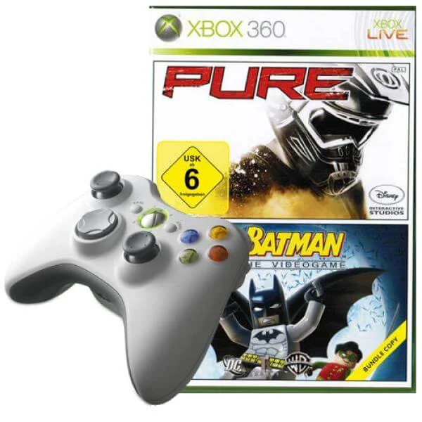 WEP: Wireless Entertainment Pack (includes White Wireless Controller, Lego Batman & Pure) Afbeelding 1