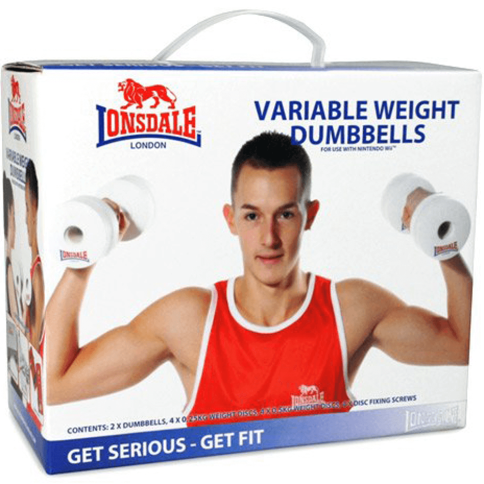 Variable Weight Dumbbells for Nintendo Wii Afbeelding 1