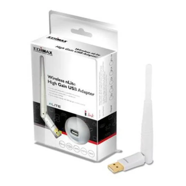 Edimax Wireless Hi-Gain 11n nLite USB Adapter Afbeelding 1