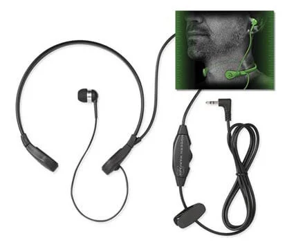 Officially Licensed Modern Warfare 2 Xbox 360 Throat Mic Communicator Headset (Call Of Duty) Afbeelding 1