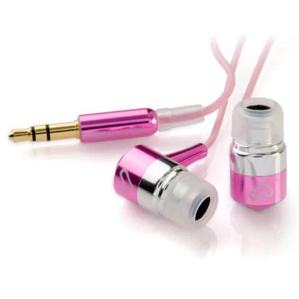 ENERGY SISTEM Energy E311 Pink In-Ear Headphones & Necklace Afbeelding 1
