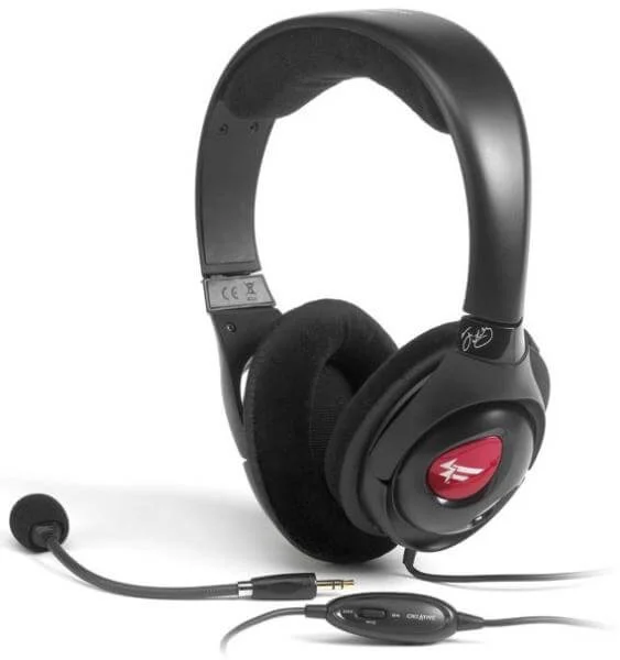 Creative Fatal1ty HS-800 Gaming Headset (PC, Mac) - Black Afbeelding 1