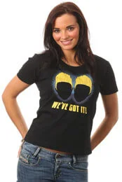 John And Edward Ladies T-Shirt - Black - S - Zwart Afbeelding 1