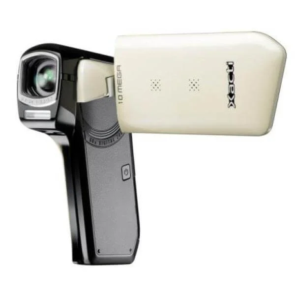 Sanyo VPC-CG10EXW HD Camcorder Ivory Afbeelding 1