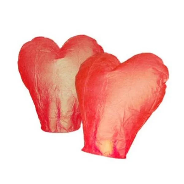 Love Heart Flying Lantern Afbeelding 1